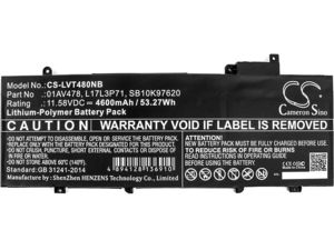 Batéria pre Lenovo Thinkpad T480S, 4600 mAh