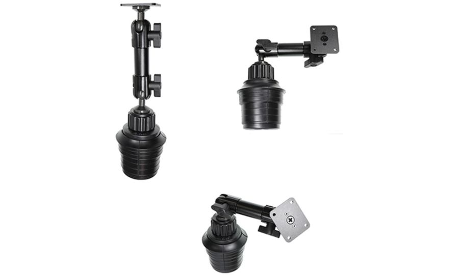 Montážna základňa Brodit s ramenami pre držiak pohárov, otvory AMPS, dĺžka 267 mm