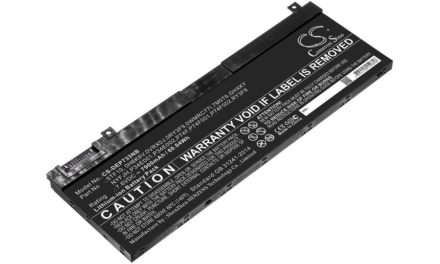 Batéria pre Dell Precision 7330, Precision 7540, Precision 7530, 7900 mAh, Li-Ion
