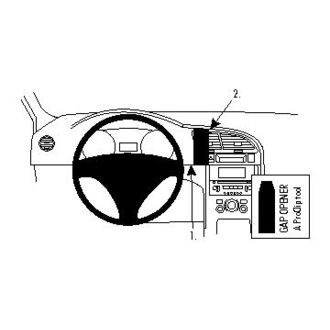 Brodit ProClip montážna konzola pre Peugeot 3008 09-16, na stred