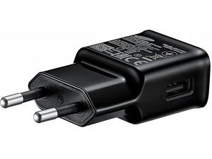 Samsung sieťová rýchlonabíjačka EP-TA200EBE, 15 W, bez kábla, ekologické balenie, čierna