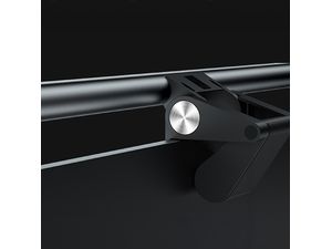 Mobilly S1CAM LED svetlo na kancelársky monitor s webovou kamerou a mikrofónom, čierne