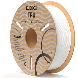 ELEGOO TPU -1.75mm-1KG-Cardboard Spool-White
