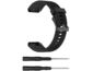 Mobilný remienok pre Garmin Fenix 5S, 5S Plus, 6S, 6S Pro, 20 mm, silikónový, čierny