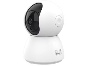 IP kamera s rozlíšením 1920x1080p, podpora karty Micro SD, biela