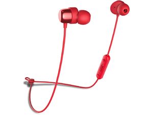 Niceboy HIVE E2 bezdrôtové slúchadlá Bluetooth, ovládanie slúchadiel, červené
