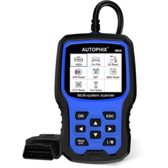 Autophix 9850 OBDII diagnostika pre Peugeot, Citroen 