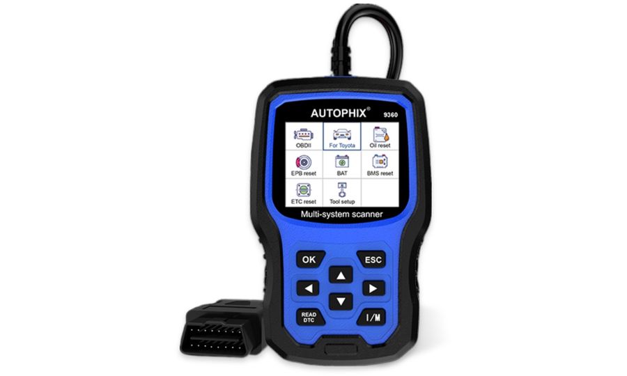 Autophix 9360 diagnostika automobilov OBDII pre Toyota, Lexus v slovenčine