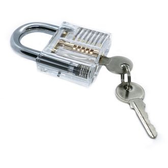 Mobilly Súprava klieští LockPick 15v1 + 3x priehľadný tréningový zámok, čierna