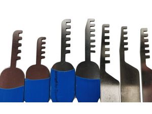 LockPick 7v1 sada hrebeňových kľúčov na otváranie visiacich zámkov