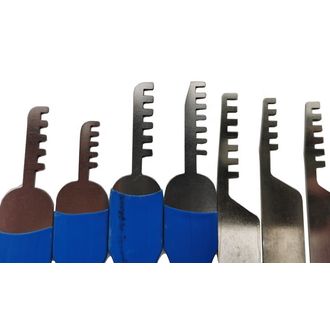 LockPick 7v1 sada hrebeňových kľúčov na otváranie visiacich zámkov