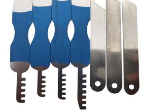 LockPick 7v1 sada hrebeňových kľúčov na otváranie visiacich zámkov