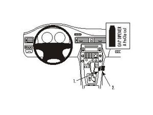 Brodit ProClip montážna konzola pre Volvo S80 07-11/V70 II 07-11/XC70 07-11, stred. tunel