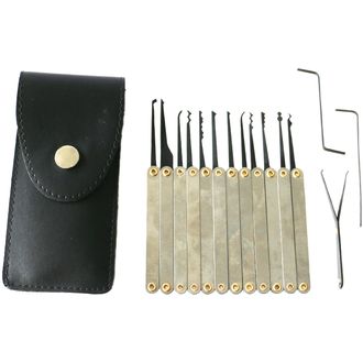 Mobilly lockpick 12v1 sada klieští s priehľadným tréningovým zámkom