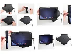 Držiak Brodit pre Samsung Galaxy Tab A9+, s ochranou, skryté nabíjanie