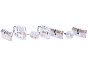 LockPick set 7x transparentný tréningový zámok