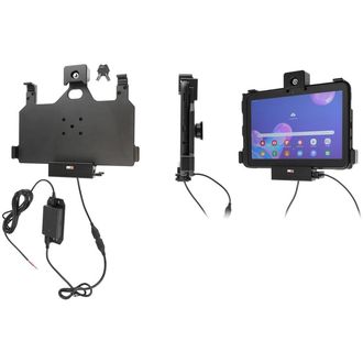 Brodit držiak do auta na Samsung Galaxy Tab Active Pro T540/T545/T547/T547U, so zámkom, skryté n., USB