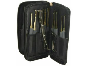 Mobilly 30v1 lockpick set s tréningovým zámkom + lockpick GUN