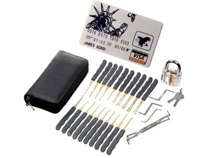 Mobilly lockpick 30v1 sada s priehľadným tréningovým zámkom