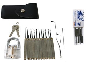 Mobilly súprava klieští lockpick 20v1 s priehľadným tréningovým zámkom a kartou klieští