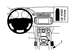 Brodit ProClip pre Land Rover Range Rover Evoque 12-18, na stred vpravo dole