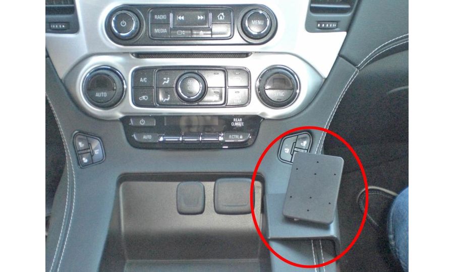 Brodit ProClip montážna konzola pre Chevrolet Suburban/Tahoe/GMC Yukon 15-20, na stred vpravo dole