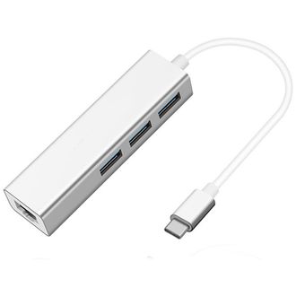 Adaptér USB-C na RJ45 (Ethernet) a 3x USB 2.0