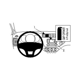 Brodit ProClip montážna konzola pre Kia Rio 12-14, na stred