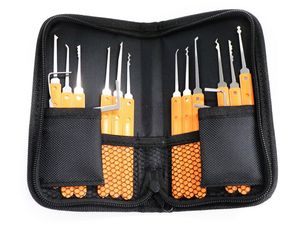 Súprava čepelí LockPick 15v1 + 3x priehľadný tréningový zámok