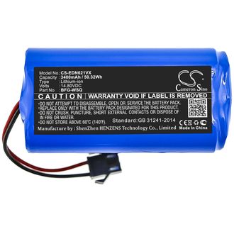 Batéria pre Ecovacs Deebot 600/601/605/710/715, 3400 mAh, vysoká kapacita