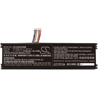 Batéria pre Hasee Hpfs01, Maibenben S436, Motile M142 a ďalšie, 4100 mAh, Li-Ion