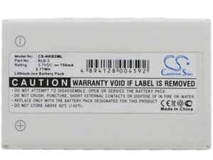Batérie pre Nokia 3610, 6510, 8310 (ekv. BLB-2), Li-Ion 3,7V 1000mAh