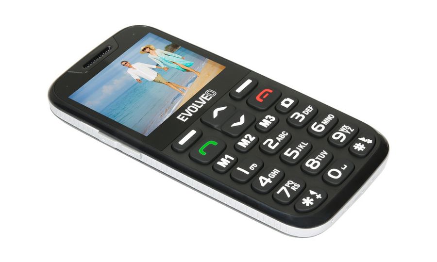 Mobilný telefón EVOLVEO EasyPhone XD pre seniorov čierny