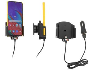 Brodit držiak do auta nastaviteľn-s USB/C a nabíjaním z cig. zap.-USB QC3.0 š. 62-77 mm, hr. 2-10mm