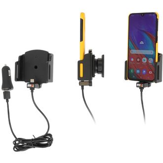 Brodit držiak do auta nastaviteľn-s USB/C a nabíjaním z cig. zap.-USB QC3.0 š. 62-77 mm, hr. 2-10mm