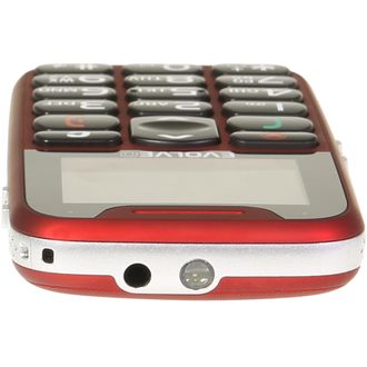 Mobilný telefón EVOLVEO EasyPhone pre seniorov červený