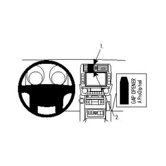 Brodit ProClip montážna konzola pre Toyota LandCruiser/LandCruiser 150/Prado 10-14, na stred