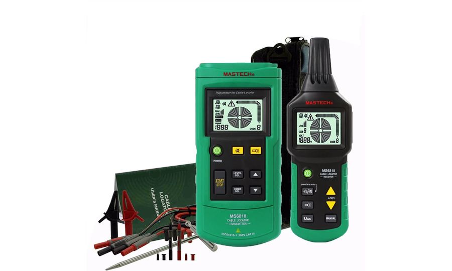 Detektor káblov Mastech MS6818, sada s príslušenstvom