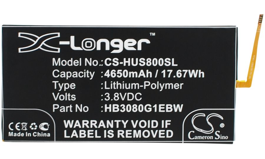 Batérie pre Huawei MediaPad T1 9.6 (ekv.HB3080G1EBC) 4650mAh Li-pol