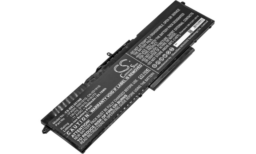 Batéria pre Dell Latitude 15 (5501/5511), Precision 3541/3551, 8400 mAh, Li-Ion