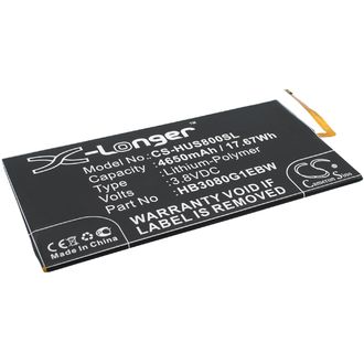 Batérie pre Huawei MediaPad T1 9.6 (ekv.HB3080G1EBC) 4650mAh Li-pol