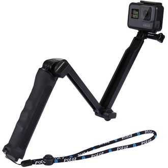 Puluz 3-cestný grip/rameno/statív pre GoPro a iné akčné kamery