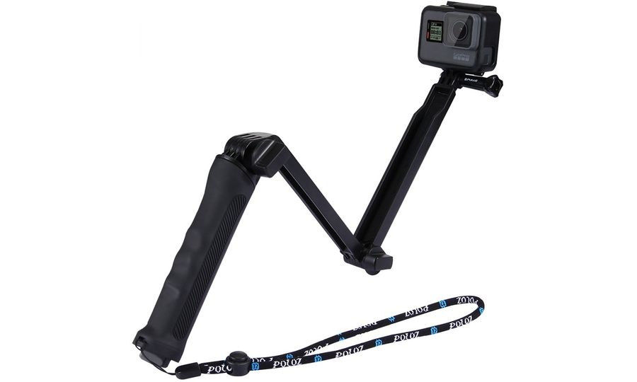 Puluz 3-cestný grip/rameno/statív pre GoPro a iné akčné kamery