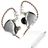KZ ZS10 PRO, HiFi slúchadlá s mikrofónom, strieborné