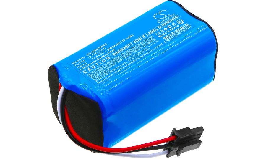 Batéria pre Karcher Rcv 2, Rcv 3, 2600 mAh, Li-Ion