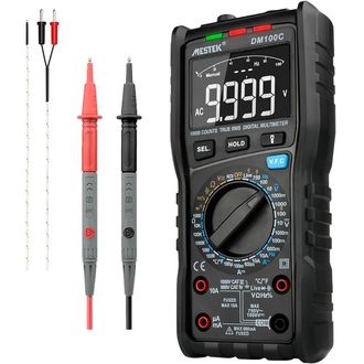 Mestek DM100C digitálny multimeter a teplomer, AC 750 V, DC 1000 V, AC/DC 10 A, -20°C-1000°C