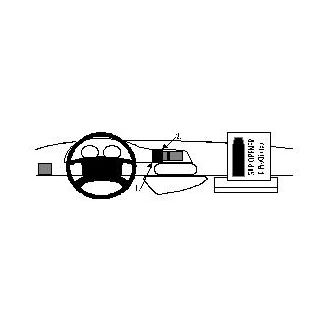 Brodit ProClip montážna konzola pre Citroen Jumpy/Peugeot Expert/Fiat Scudo 97-06, na stred