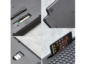 Bezdrôtová klávesnica Mobilly s touchpadom, čierna, USA