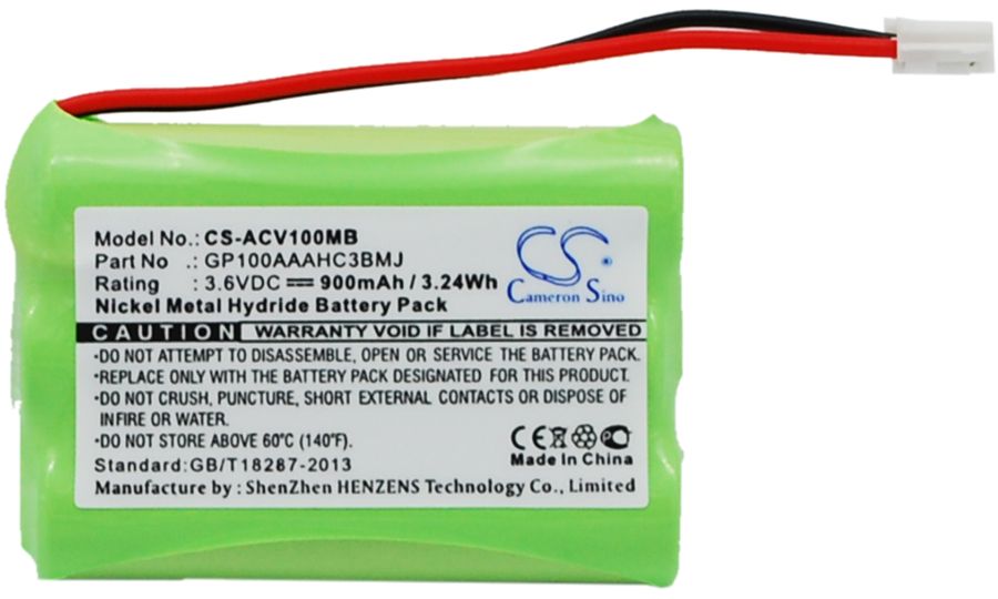 Batéria pre Audioline Baby Care V100, 900mAh
