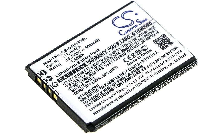 Batéria pre Alcatel Onetouch 1013x / 1035d / 1046d, 400 mAh, Li-Ion